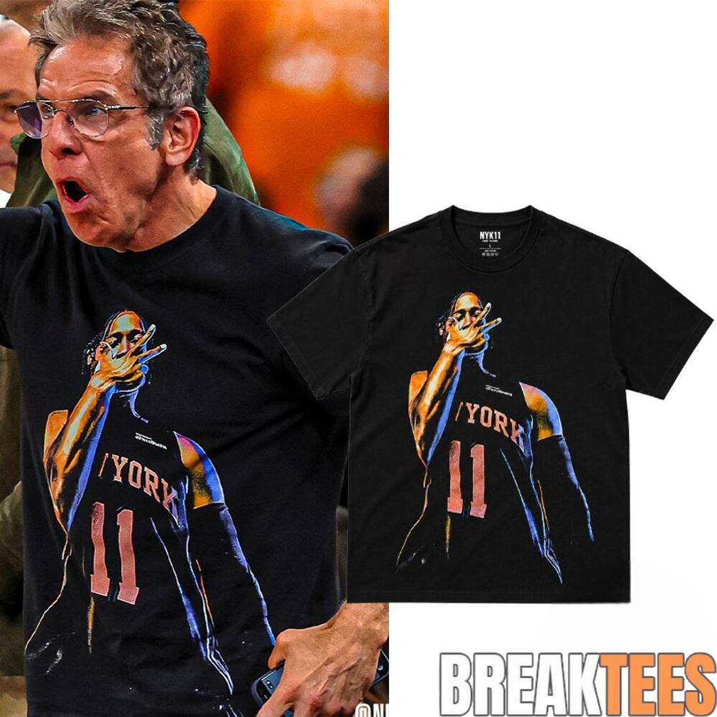 Ben Stiller Jalen Brunson 2026 NBA Finals - Adult & Kids T-Shirts, Sweatshirts & Hoodies apparel design preview 1