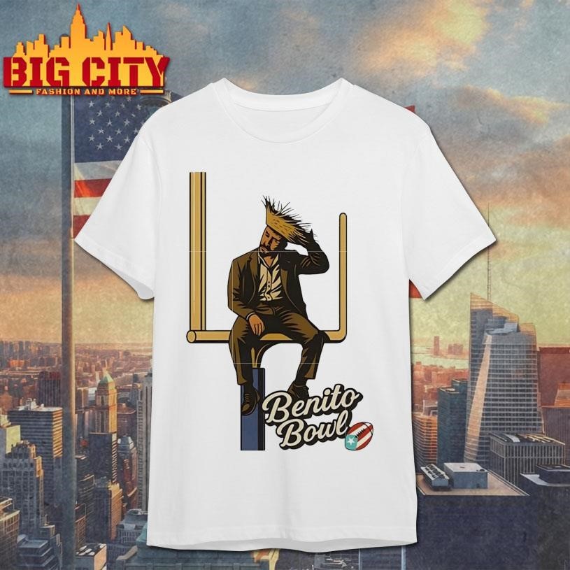 Benito bowl cartoon sitting - Adult & Kids T-Shirts, Sweatshirts & Hoodies apparel design preview 1