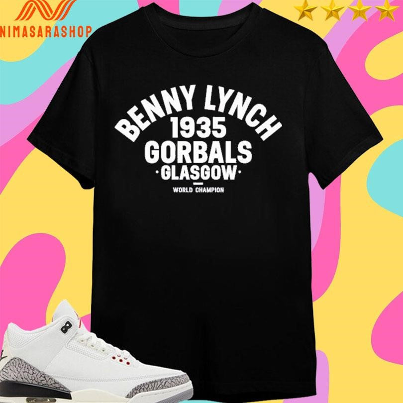 Benny Lynch 1935 Gorbals Glasgow World Champion - Adult & Kids T-Shirts, Sweatshirts & Hoodies apparel design preview 1