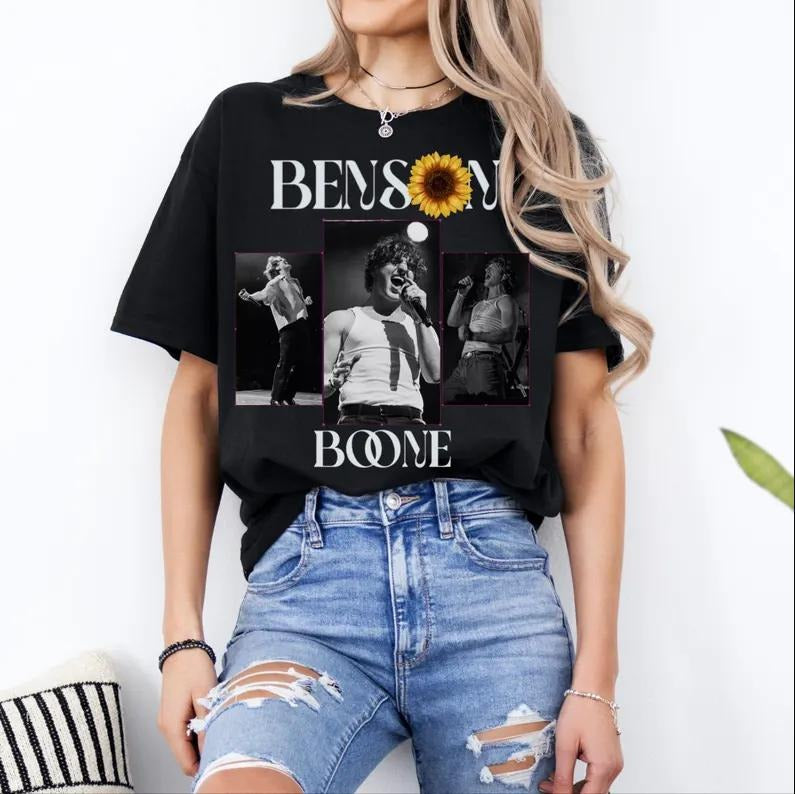 Benson Boone Concert Soft Grab Now! Cotton Fabric - Adult & Kids T-Shirts, Sweatshirts & Hoodies apparel design preview 1