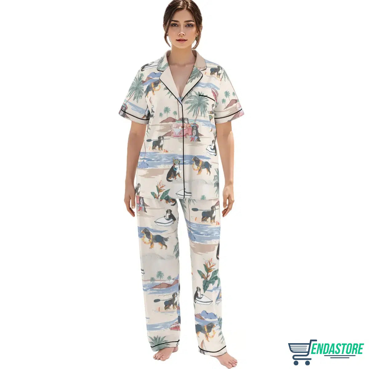 Bernese Mountain Pajama Set 3D Sweater - Gift Idea product image 2