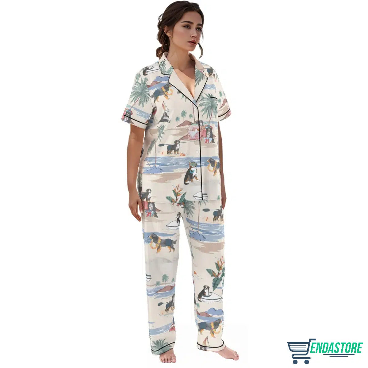 Bernese Mountain Pajama Set 3D Sweater - Gift Idea product image 4