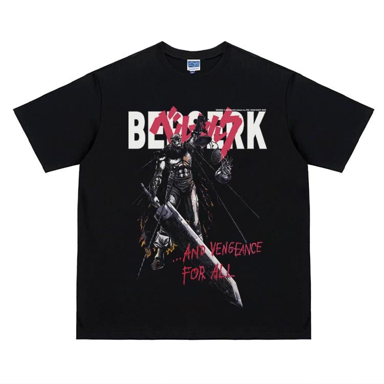 Berserk VENGEANCE ALL" Heavyweight Vintage 100% - Adult & Kids T-Shirts, Sweatshirts & Hoodies apparel design preview 1