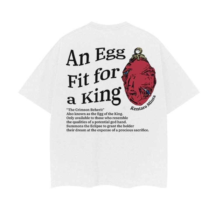 Berserk Egg Fit King" Heavyweight Vintage 100% Cotton - Adult & Kids T-Shirts, Sweatshirts & Hoodies apparel design preview 1