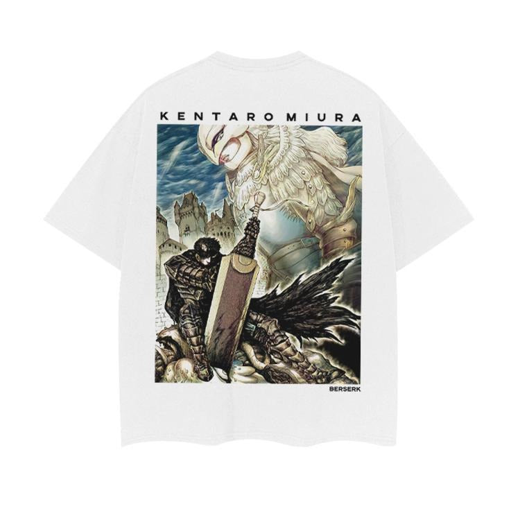 Berserk "Black White" Heavyweight Vintage 100% Cotton - Adult & Kids T-Shirts, Sweatshirts & Hoodies apparel design preview 1