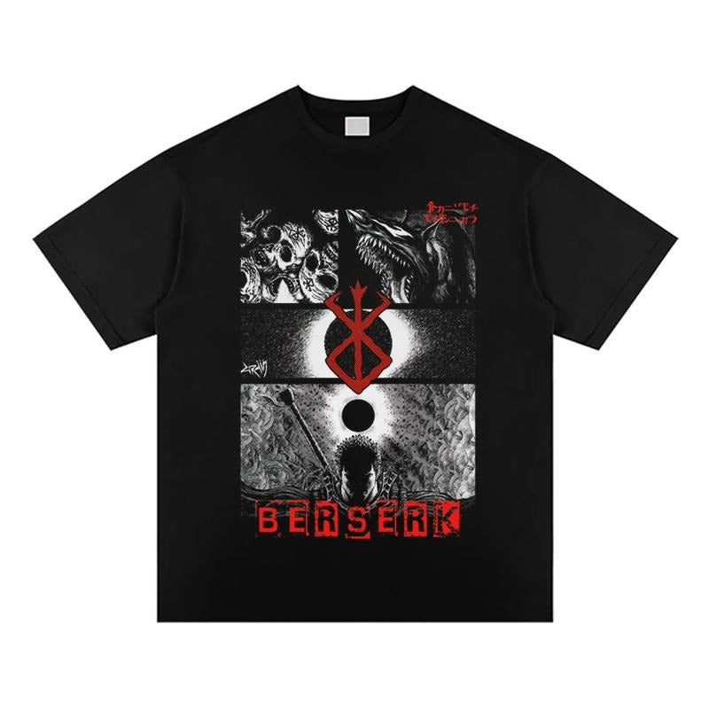 Berserk "Dark Day" Heavyweight Vintage 100% Cotton - Adult & Kids T-Shirts, Sweatshirts & Hoodies apparel design preview 1