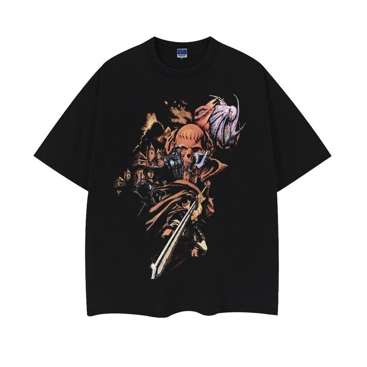 Berserk "Fate" Heavyweight Vintage 100% Cotton Anime - Adult & Kids T-Shirts, Sweatshirts & Hoodies apparel design preview 1