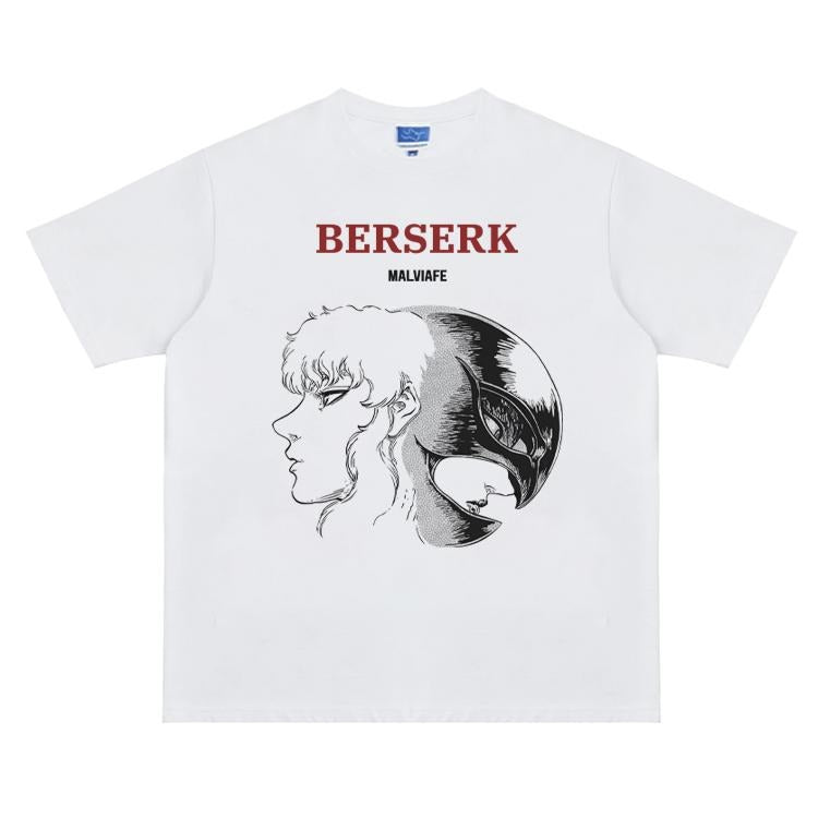 Berserk "Griffith Duality" Vintage Anime 100% Cotton - Adult & Kids T-Shirts, Sweatshirts & Hoodies apparel design preview 1