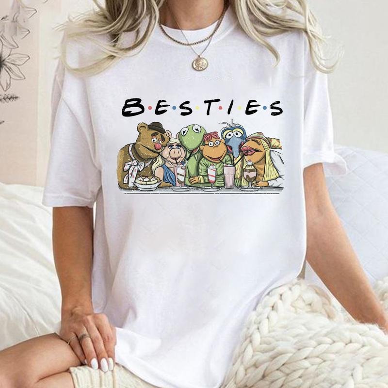 Besties Muppets Friend Sitcom Funny - Adult & Kids T-Shirts, Sweatshirts & Hoodies apparel design preview 1