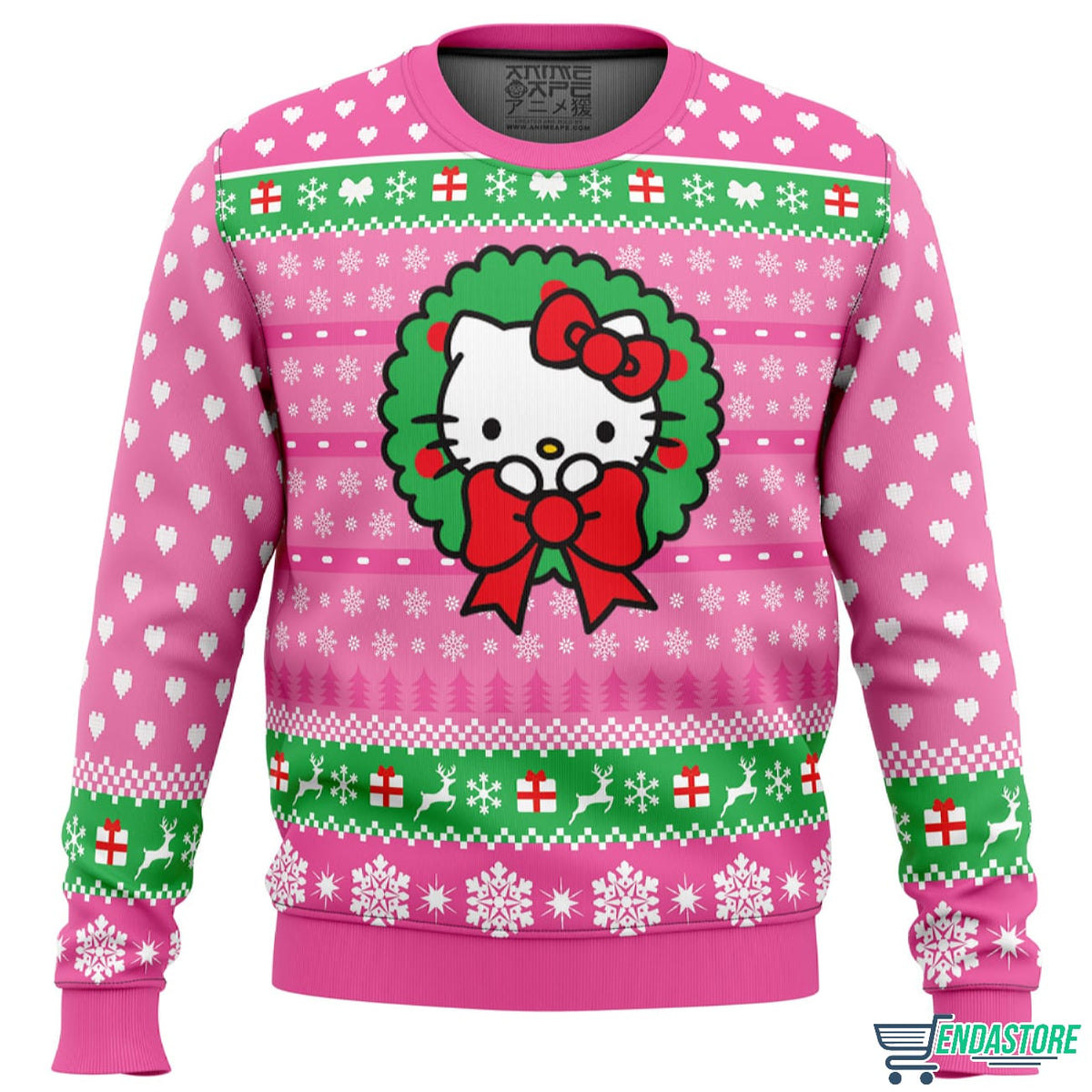 Better Watch Out Better Not Cry Hello Ktty 3D Christmas Sweater - Holiday Gift product image