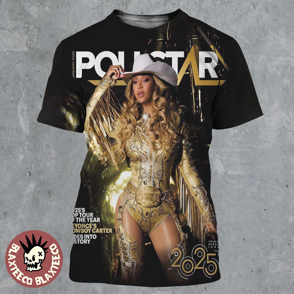 Beyonce Graces The Cover Of Pollstar As Cowboy Carter - Adult & Kids T-Shirts, Sweatshirts & Hoodies apparel design preview 1