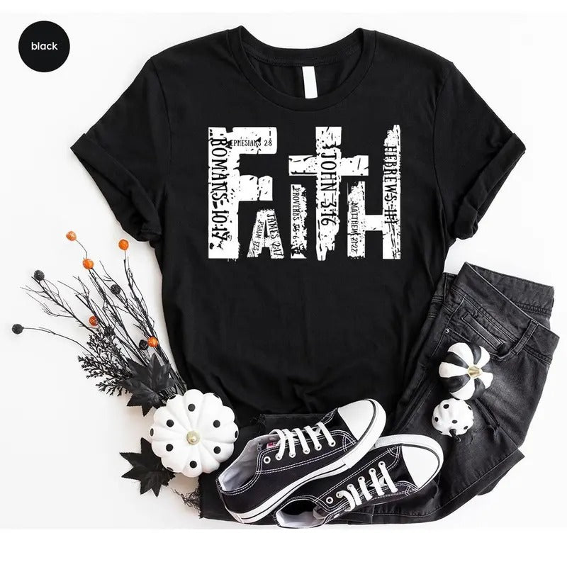 Bible Verse Religious Retro Faith Christian Cross - Adult & Kids T-Shirts, Sweatshirts & Hoodies apparel design preview 1
