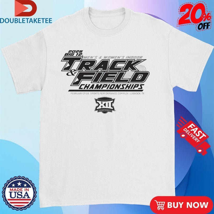 Big 12 2026 Men's Women's Indoor Track Field - Adult & Kids T-Shirts, Sweatshirts & Hoodies apparel design preview 1