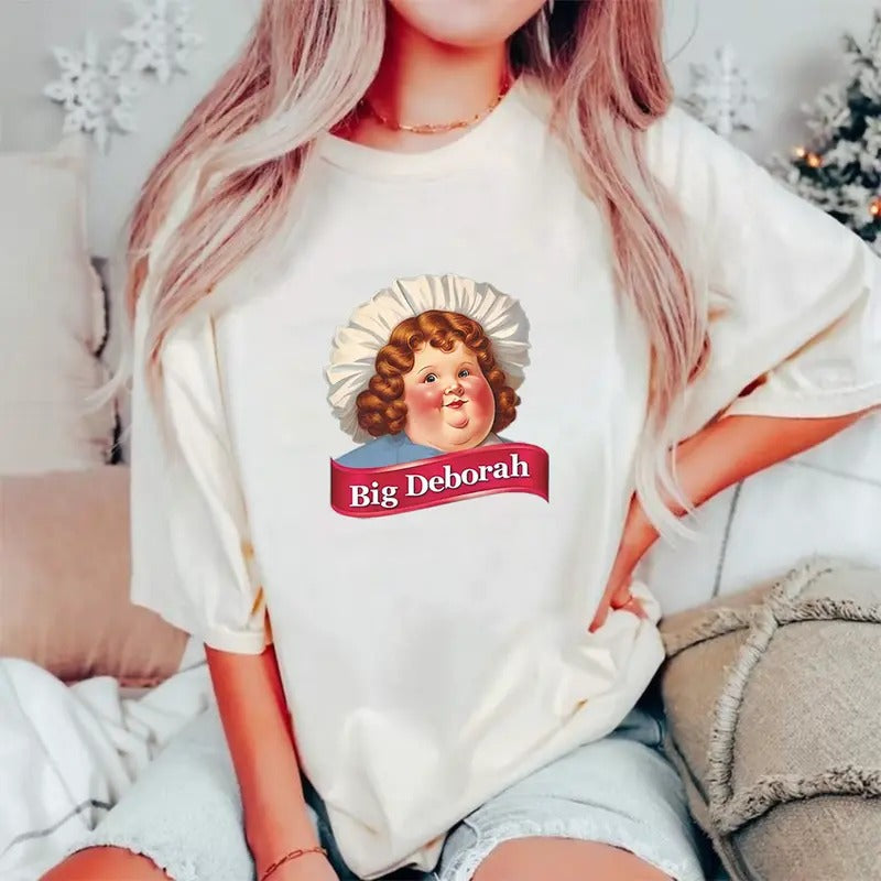 Big Deborah Girl Retro Funny Girl'S Streetwear Casual - Adult & Kids T-Shirts, Sweatshirts & Hoodies apparel design preview 1