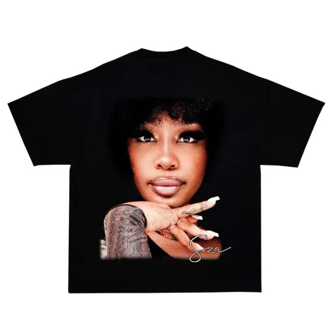 Big Face SZA Tour Hip Hop Rap - Adult & Kids T-Shirts, Sweatshirts & Hoodies apparel design preview 1