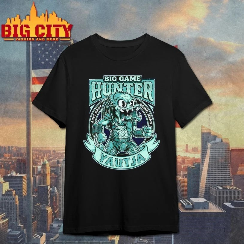 Big Game Hunter Yautja - Adult & Kids T-Shirts, Sweatshirts & Hoodies apparel design preview 1