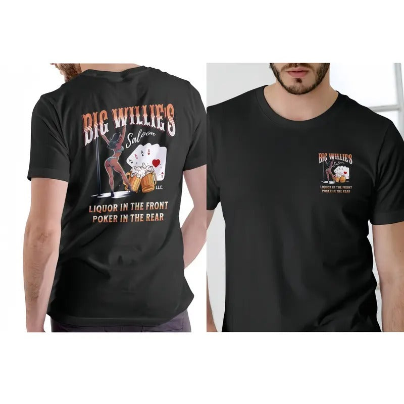 Big Willie'S Saloon Womenswear Classic Cotton - Adult & Kids T-Shirts, Sweatshirts & Hoodies apparel design preview 1