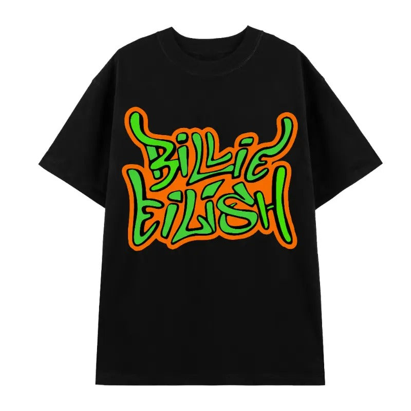 Billieee Eilishhh Craze Word Logo - Adult & Kids T-Shirts, Sweatshirts & Hoodies apparel design preview 1