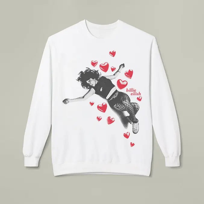 Billieee Eilishhh Love Crazestyle{N002}2 - Adult & Kids T-Shirts, Sweatshirts & Hoodies apparel design preview 1