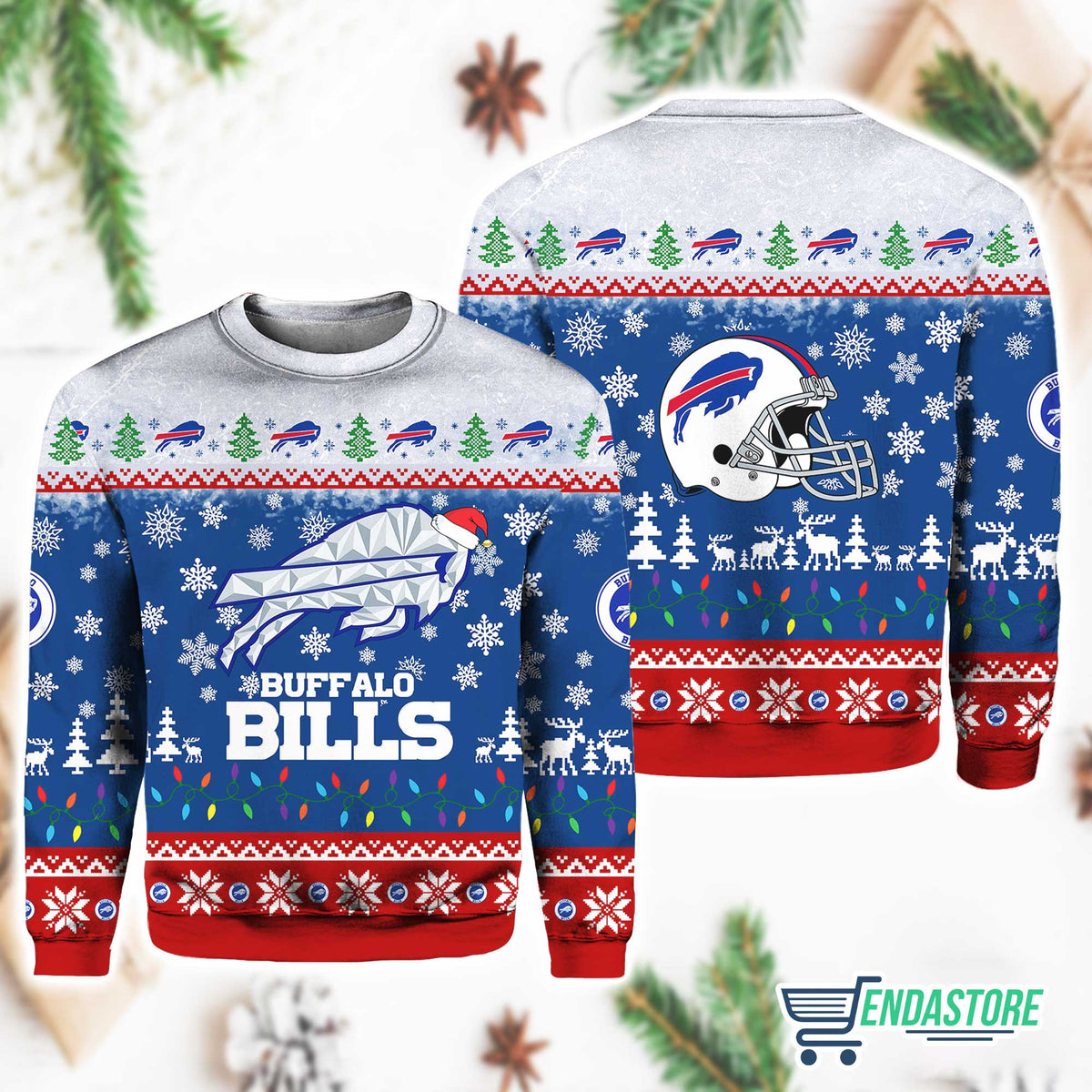 Bill - Rivalries Cold 3D Ugly Christmas Sweater - Holiday Gift product image