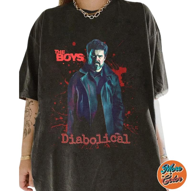 Billy Butcher Movie Cotton Crew Neck Size S 3XL - Adult & Kids T-Shirts, Sweatshirts & Hoodies apparel design preview 1