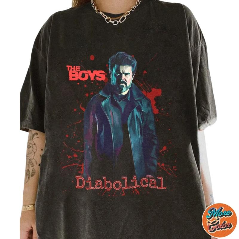 Billy Butcher Vintage Cotton Crew Neck Size S 3XL - Adult & Kids T-Shirts, Sweatshirts & Hoodies apparel design preview 1
