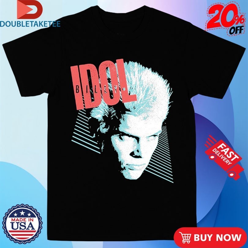 Billy Idol Face Stripes - Adult & Kids T-Shirts, Sweatshirts & Hoodies apparel design preview 1