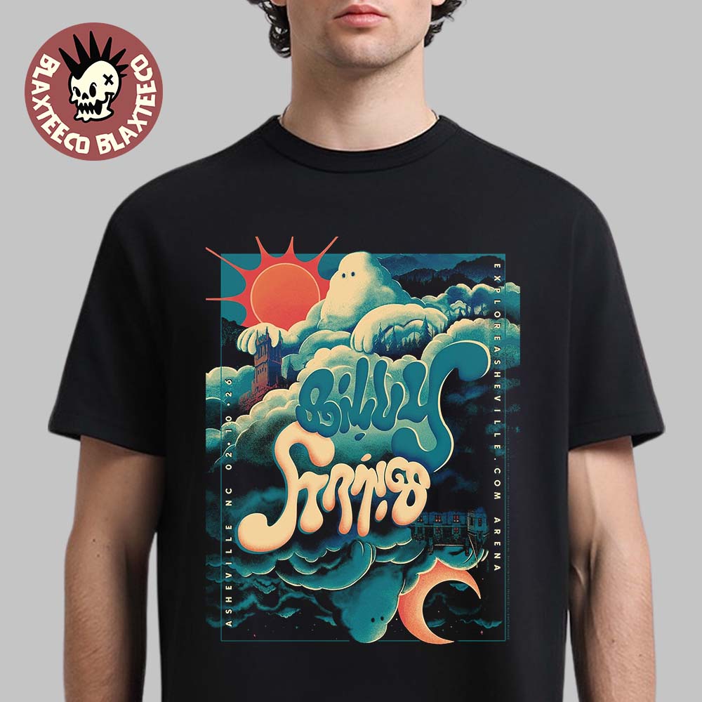 Billy Strings Asheville North Carolina 2026 Night 1 - Adult & Kids T-Shirts, Sweatshirts & Hoodies apparel design preview 1