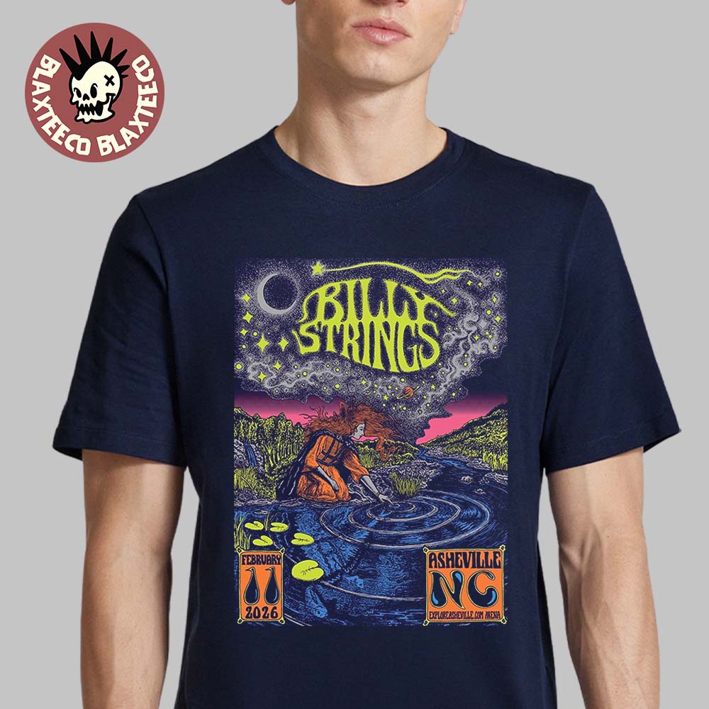 Billy Strings Asheville North Carolina 2026 Night 2 - Adult & Kids T-Shirts, Sweatshirts & Hoodies apparel design preview 1