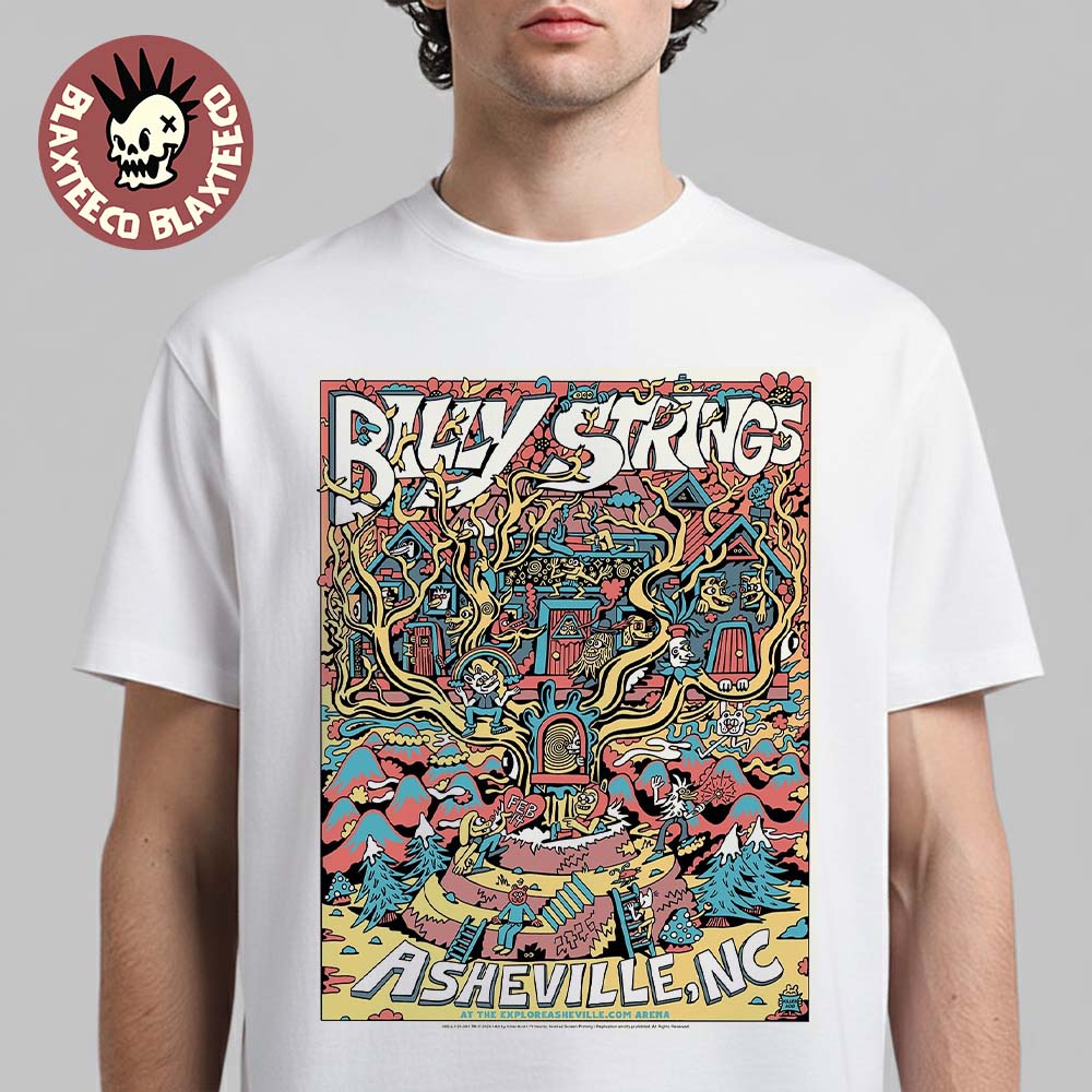 Billy Strings Asheville North Carolina 2026 Night 4 - Adult & Kids T-Shirts, Sweatshirts & Hoodies apparel design preview 1