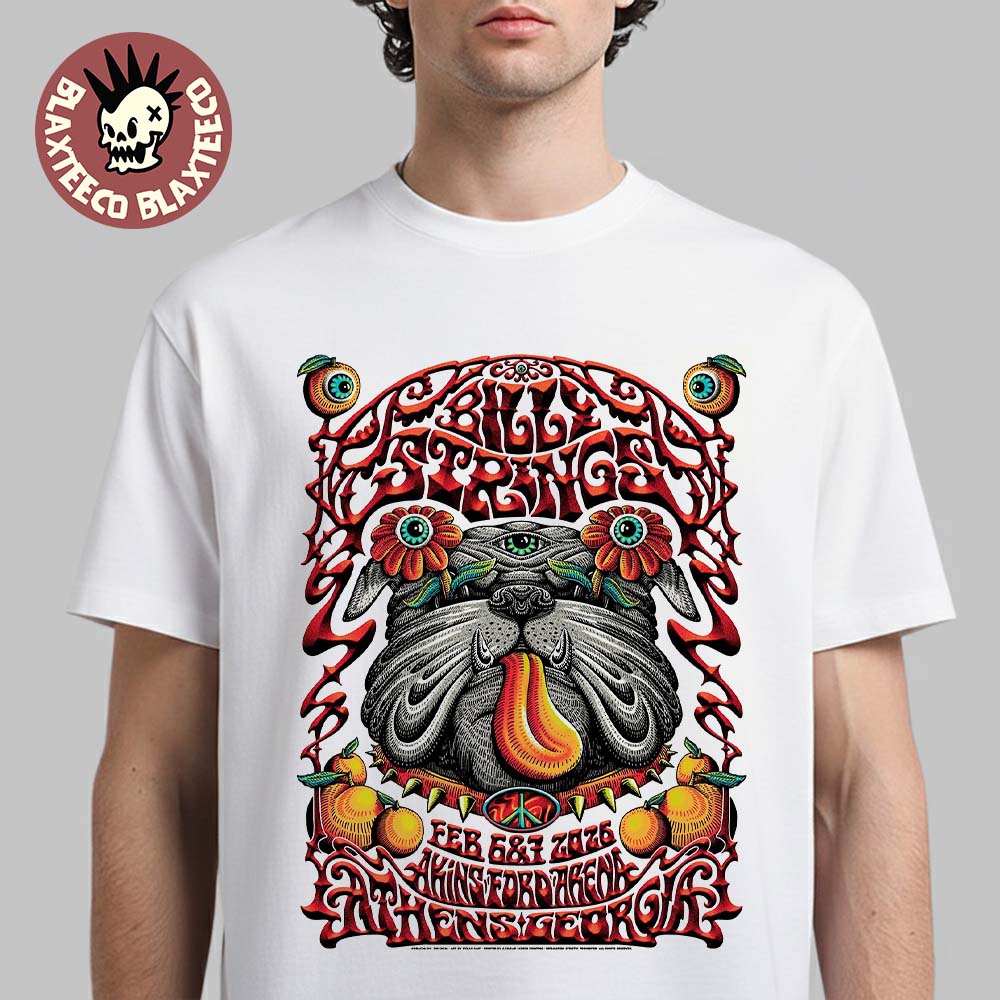 Billy Strings Athens Georgia 2026 Dual Night Poster - Adult & Kids T-Shirts, Sweatshirts & Hoodies apparel design preview 1