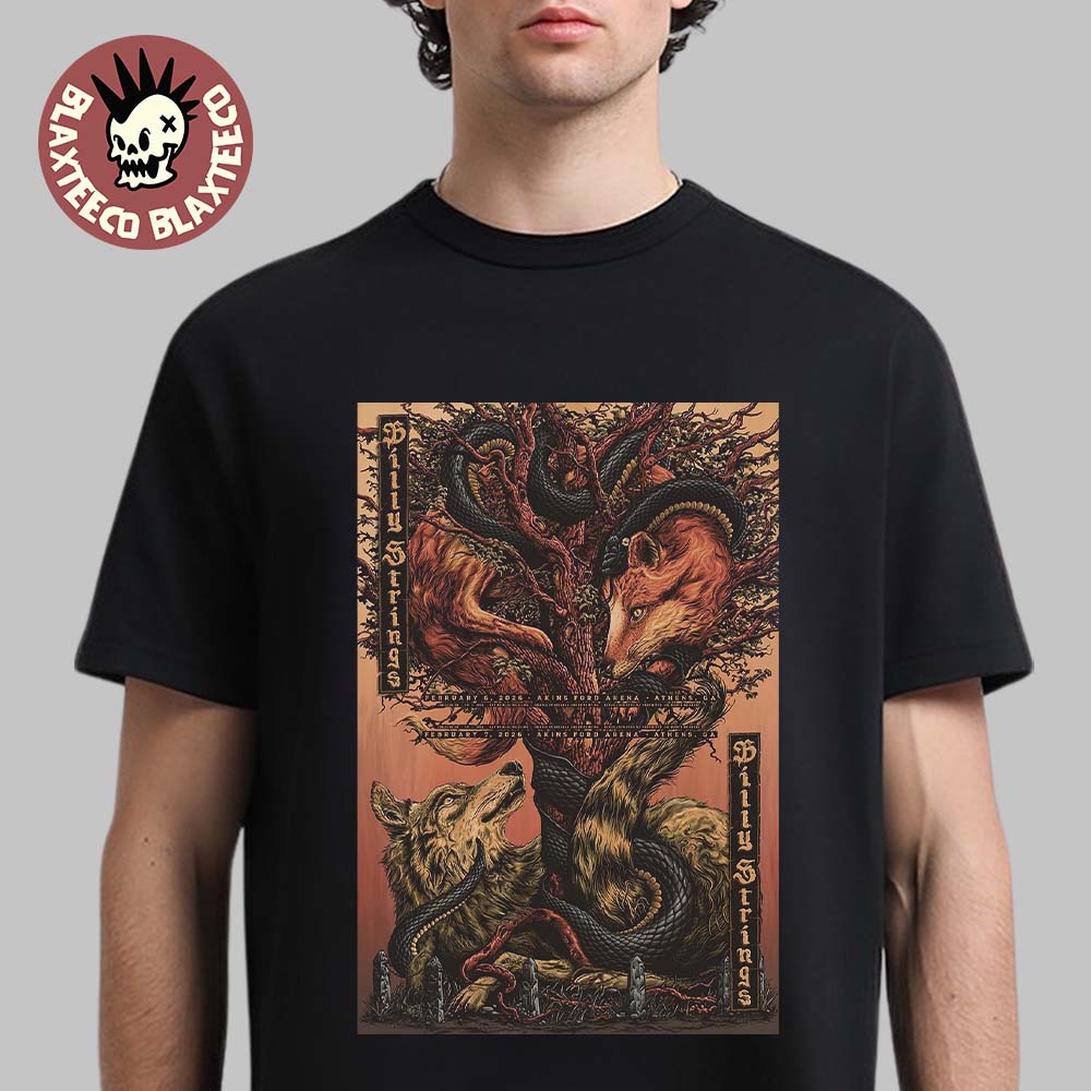 Billy Strings Athens Georgia 2026 Night 1 And 2 - Adult & Kids T-Shirts, Sweatshirts & Hoodies apparel design preview 1