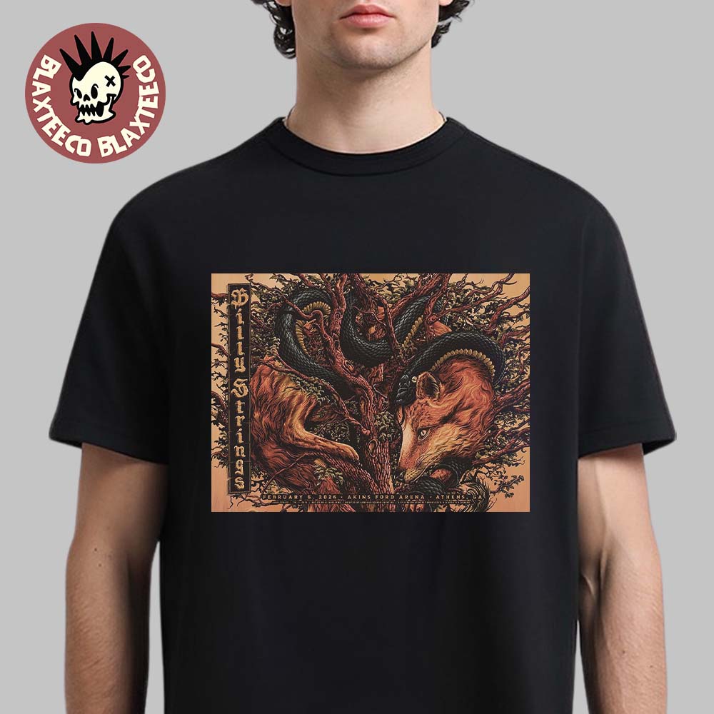 Billy Strings Athens Georgia 2026 Night 1 Gig Poster - Adult & Kids T-Shirts, Sweatshirts & Hoodies apparel design preview 1
