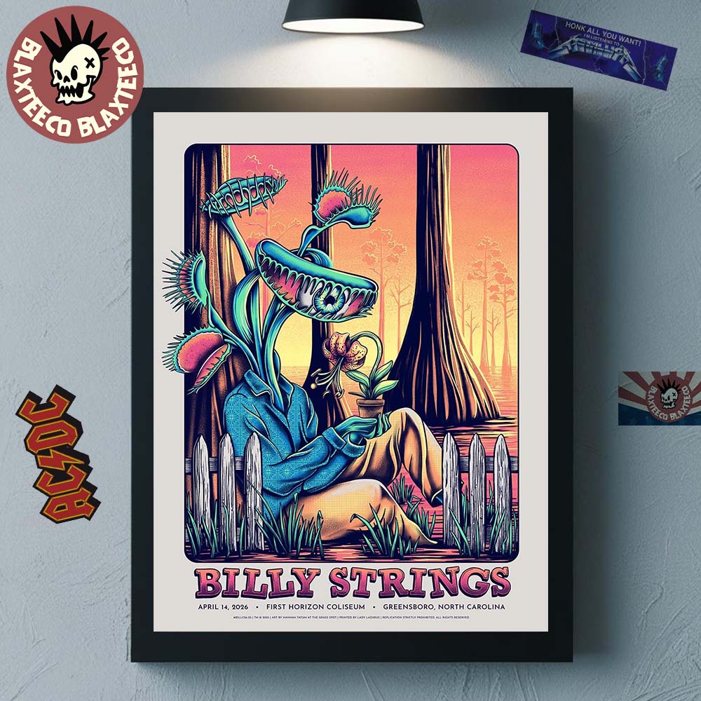 Billy Strings Greensboro North Carolina 2026 Venue - Adult & Kids T-Shirts, Sweatshirts & Hoodies apparel design preview 1