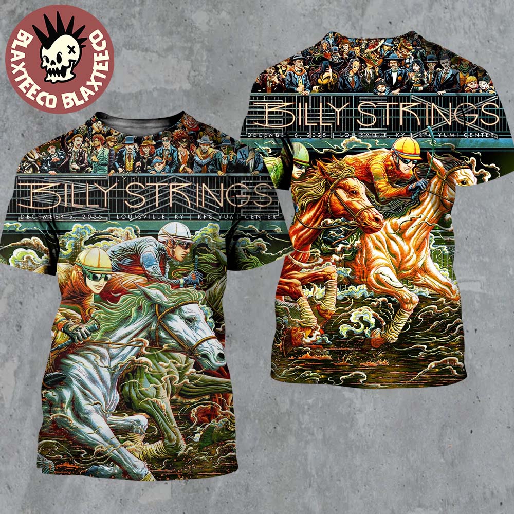 Billy Strings Louisville Kentucky 2025 Night 1 And 2 - Adult & Kids T-Shirts, Sweatshirts & Hoodies apparel design preview 1