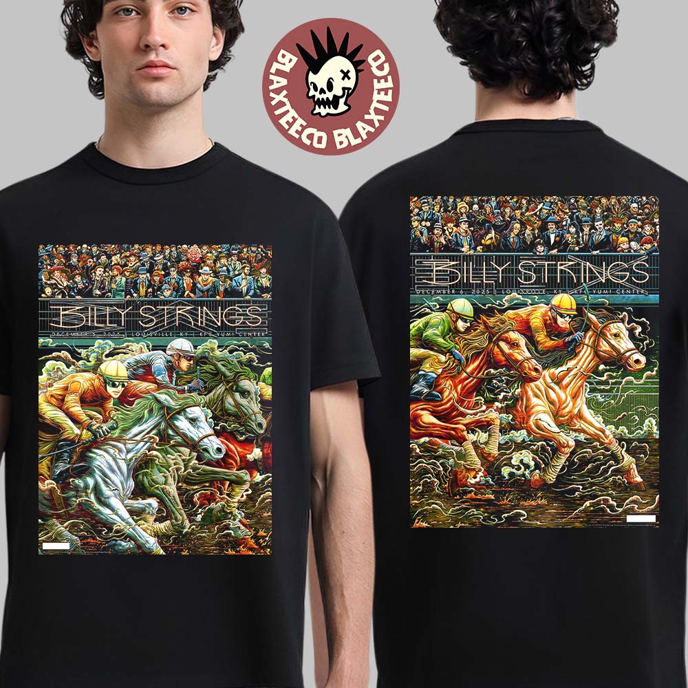 Billy Strings Louisville Kentucky 2025 Night 1 And 2 - Adult & Kids T-Shirts, Sweatshirts & Hoodies apparel design preview 1