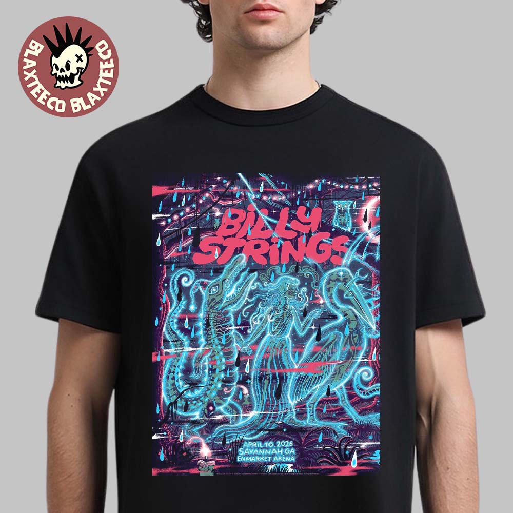 Billy Strings Savannah Georgia 2026 Night 1 Venue - Adult & Kids T-Shirts, Sweatshirts & Hoodies apparel design preview 1