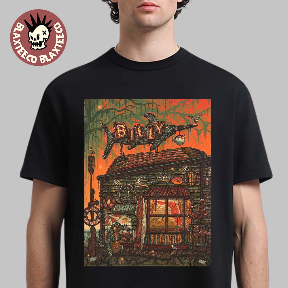 Billy Strings St. Augustine Florida 2026 Night 1 Gig - Adult & Kids T-Shirts, Sweatshirts & Hoodies apparel design preview 1