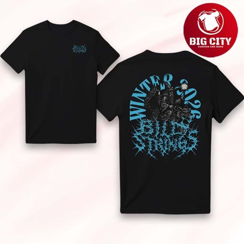 Billy Strings Wizard Metal Tour Winter 2026 Two Sided - Adult & Kids T-Shirts, Sweatshirts & Hoodies apparel design preview 1