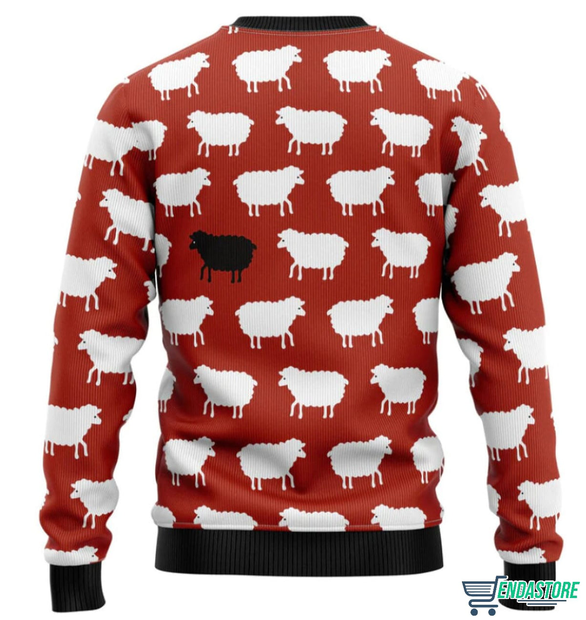 Black And White Sheep 3D Christmas Sweater - Holiday Gift product image 2