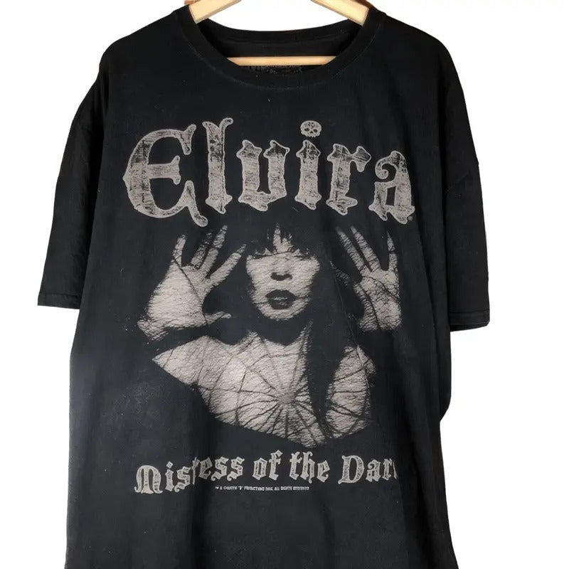 Black Elvira Mistress Darkness - Adult & Kids T-Shirts, Sweatshirts & Hoodies apparel design preview 1