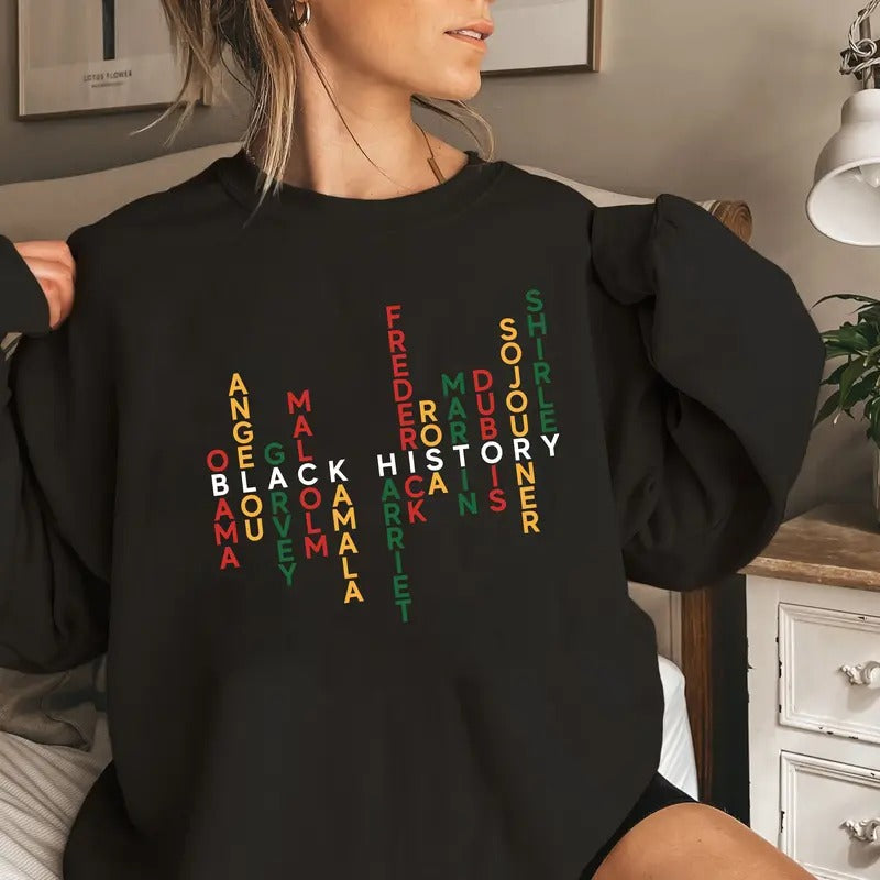 Black History Month Celebrate School Leaders Melanin - Adult & Kids T-Shirts, Sweatshirts & Hoodies apparel design preview 1
