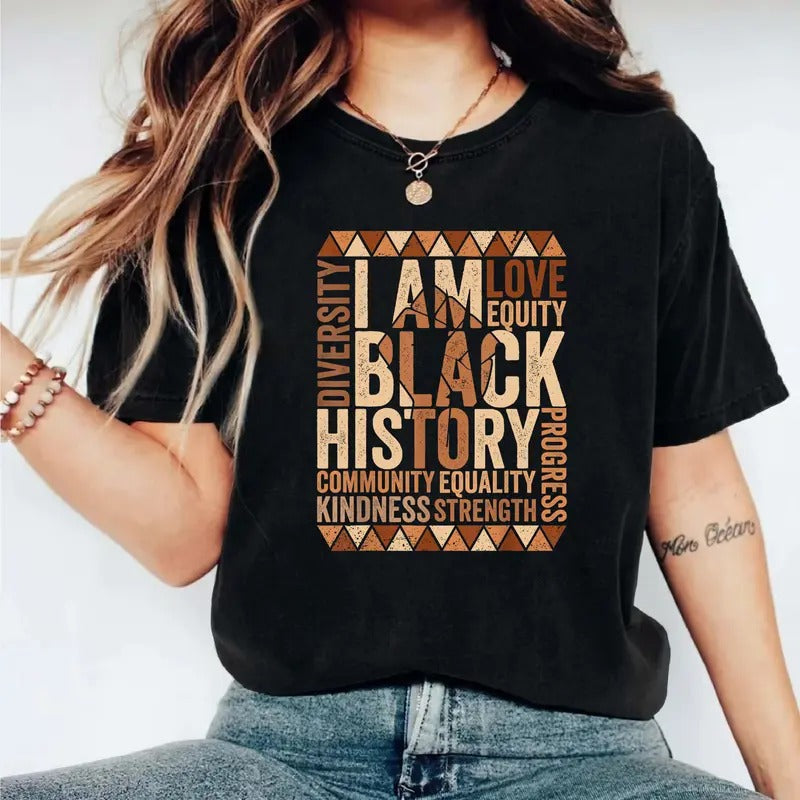 Black History Celebrating Pride Afro Leaders - Adult & Kids T-Shirts, Sweatshirts & Hoodies apparel design preview 1