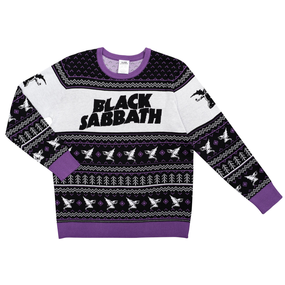 Black Sabbath Flying Demon Ugly Christmas Sweater - Holiday Gift product image 3