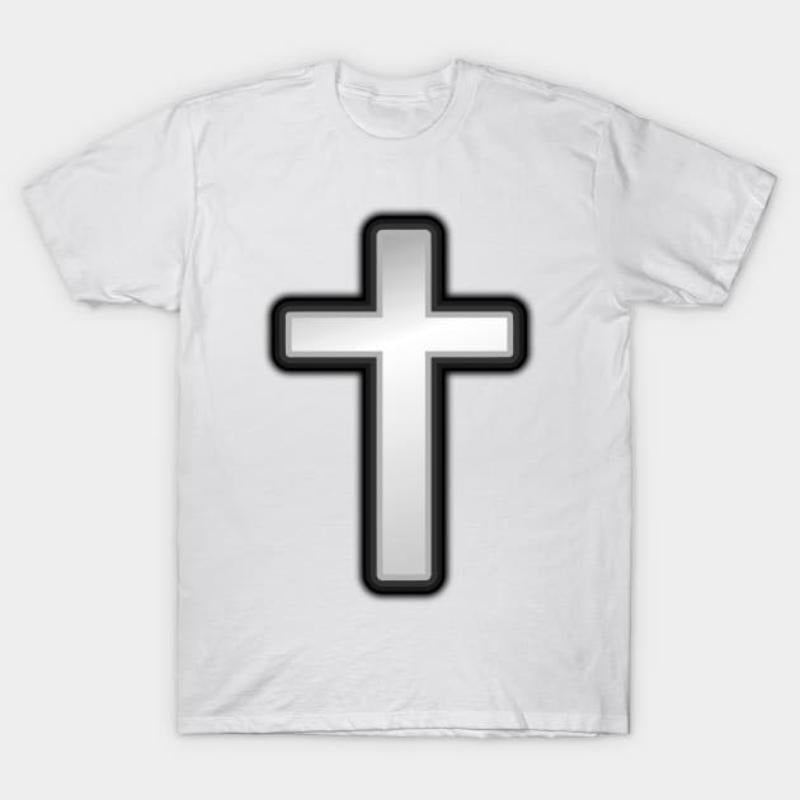 Black White Cross - Adult & Kids T-Shirts, Sweatshirts & Hoodies apparel design preview 1