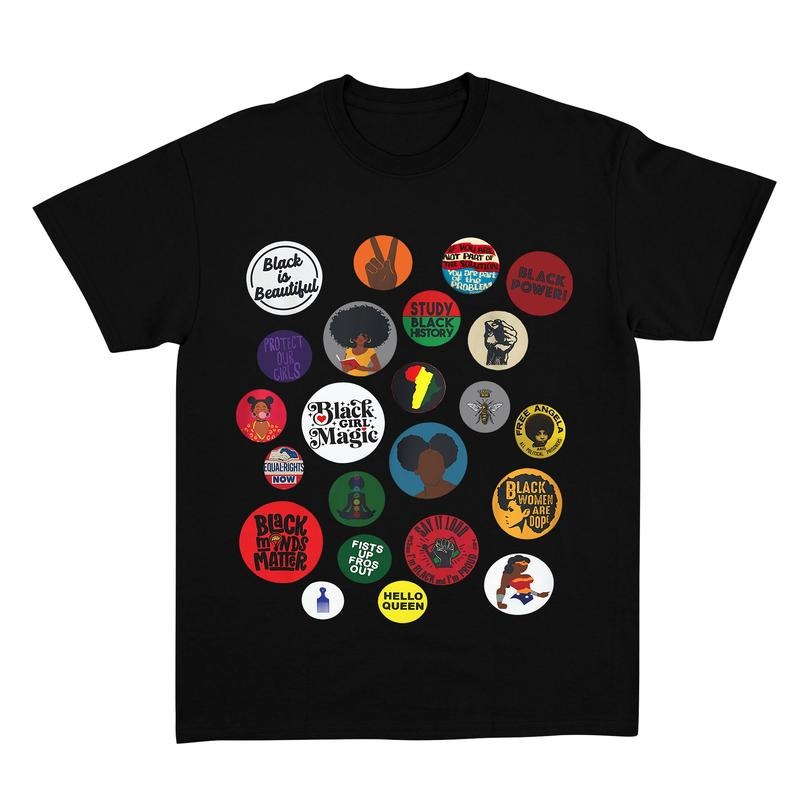 Black Is Lives Matter African American Support Proud - Adult & Kids T-Shirts, Sweatshirts & Hoodies apparel design preview 1