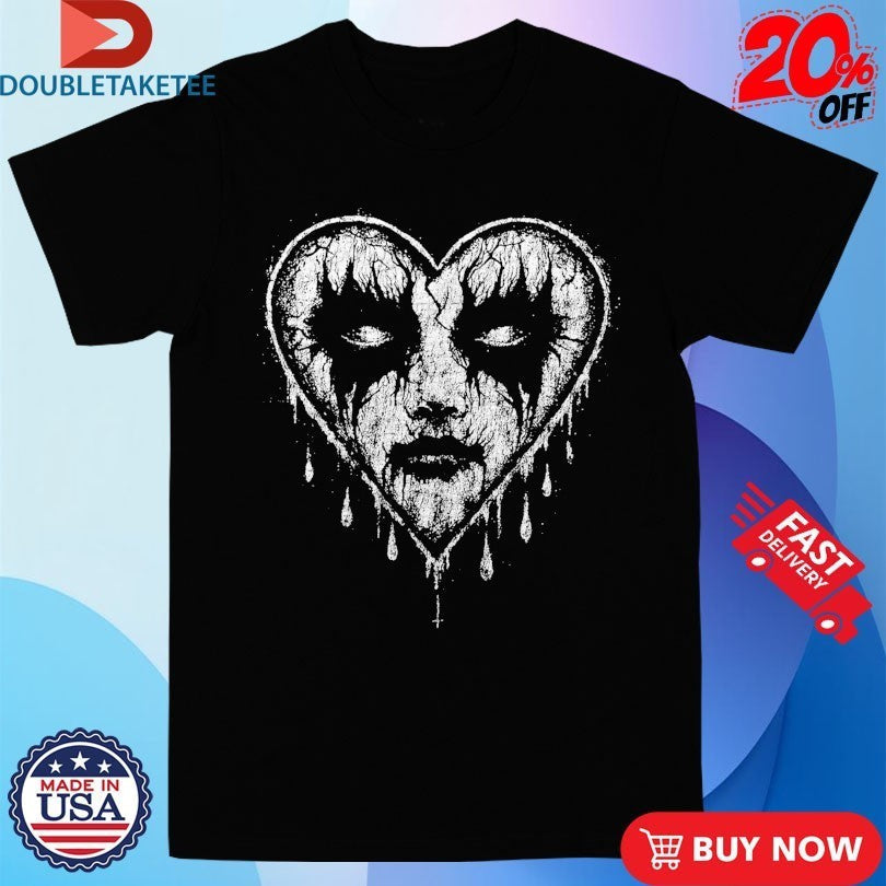 Blackcraft Cult Corpse Paint Heart - Adult & Kids T-Shirts, Sweatshirts & Hoodies apparel design preview 1
