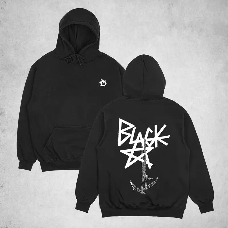 Blackstar X Chain Scythe Soul Eater Oversize - Adult & Kids T-Shirts, Sweatshirts & Hoodies apparel design preview 1