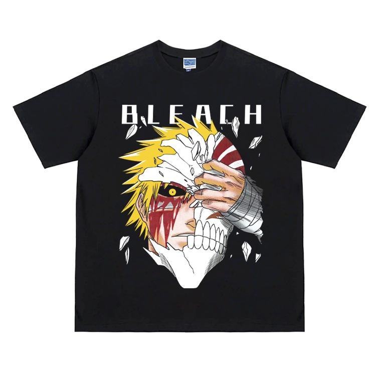 Bleach "Hollowfication Reversed" Vintage Anime 100% - Adult & Kids T-Shirts, Sweatshirts & Hoodies apparel design preview 1