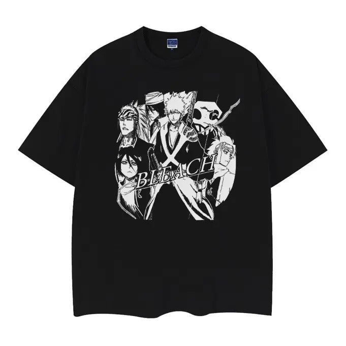 Bleach "Manga" Heavyweight Vintage 100% Cotton Anime - Adult & Kids T-Shirts, Sweatshirts & Hoodies apparel design preview 1